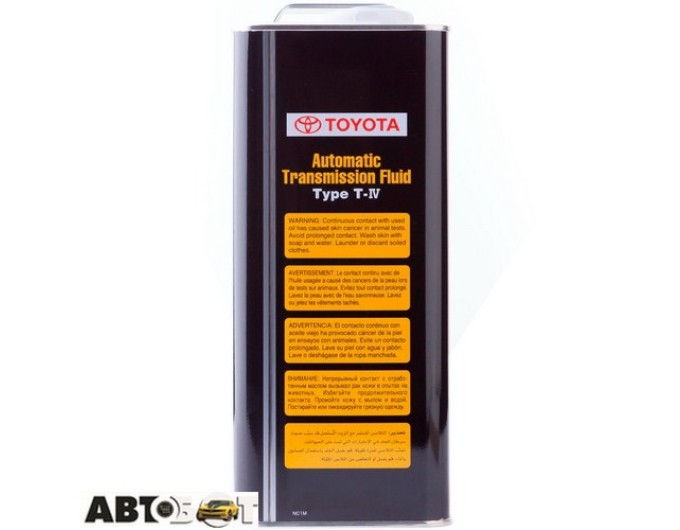 Трансмиссионное масло Toyota ATF Type T-IV 08886-81015 4л, цена: 2 662 грн.
