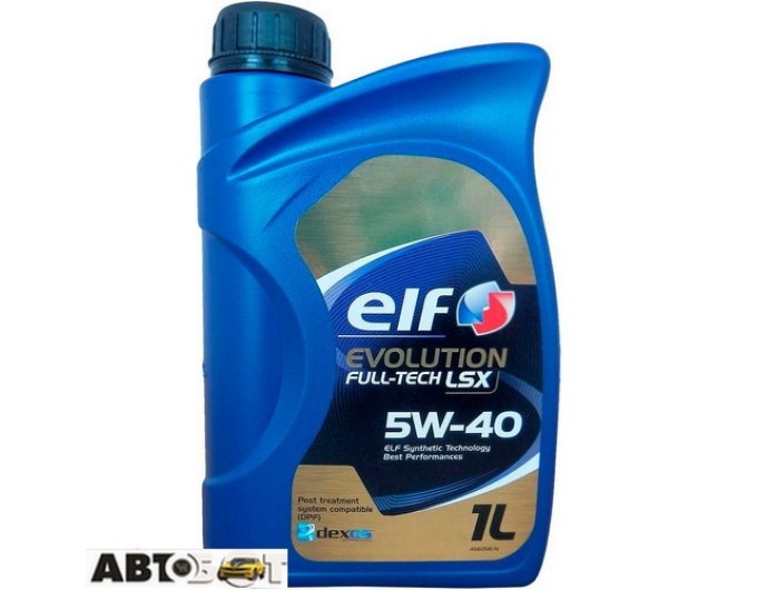Моторна олива ELF EVOLUTION FULL-TECH LSX 5W-40 1л, ціна: 599 грн.