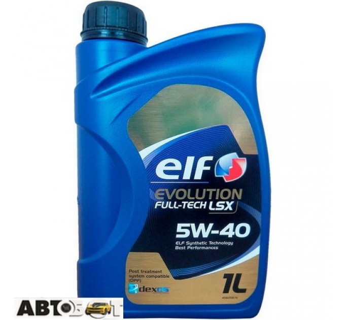 Моторное масло ELF EVOLUTION FULL-TECH LSX 5W-40 1л, цена: 473 грн.