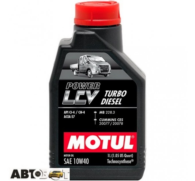 Моторное масло MOTUL Power LCV Turbo Diesel 10W-40 875111 1л, цена: 381 грн.
