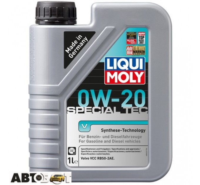 Моторное масло LIQUI MOLY SPECIAL TEC V 0W-20 20631 1л, цена: 789 грн.