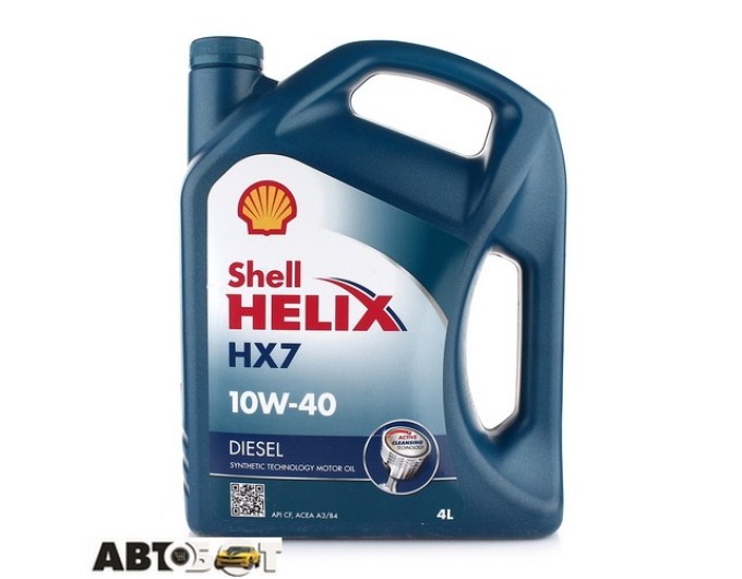 Моторное масло SHELL Helix Diesel HX7 10W-40 4л, цена: 2 046 грн.
