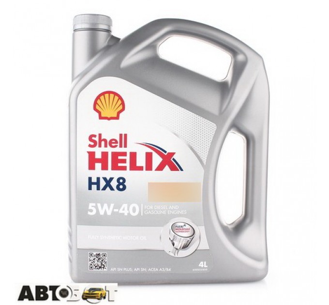  Моторное масло SHELL Helix HX8 5W-40 4л