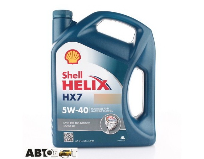 Моторна олива SHELL Helix HX7 5W-40 4л, ціна: 1 897 грн.