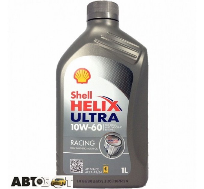  Моторное масло SHELL Helix Ultra Racing 10W-60 1л