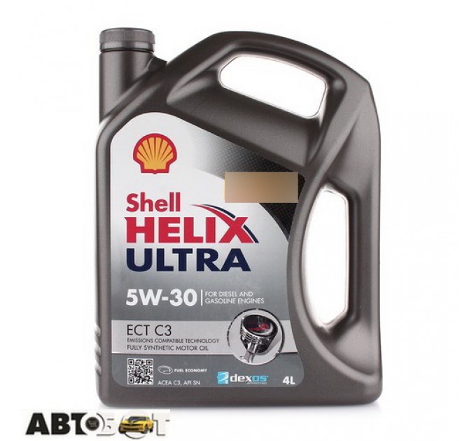  Моторное масло SHELL Helix Ultra ECT C3 5W-30 4л
