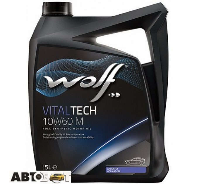  Моторное масло WOLF VITALTECH 10W-60 M 5л