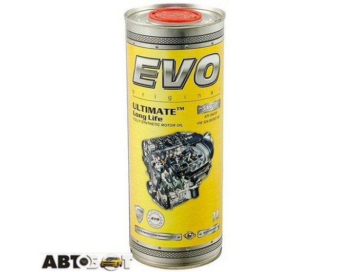 Моторна олива EVO ULTIMATE LongLife 5W-30 1л, ціна: 534 грн.