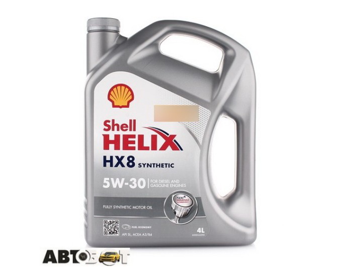 Моторное масло SHELL Helix HX8 Synthetic 5W-30 4л, цена: 2 808 грн.