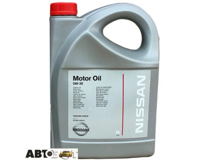 Моторна олива Nissan Motor Oil 5W-30 KE90099943 5л, ціна: 3 227 грн.