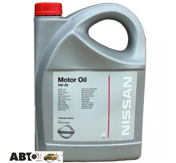 Моторна олива Nissan Motor Oil 5W-30 KE90099943 5л, ціна: 1 775 грн.