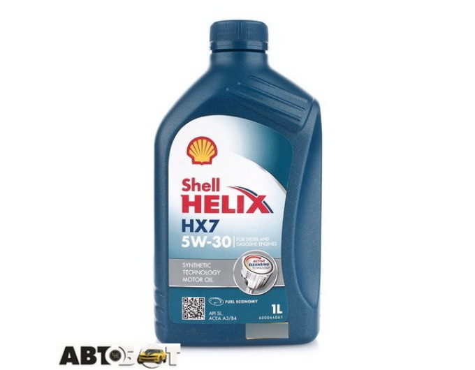 Моторное масло SHELL Helix HX7 5W-30 1л, цена: 611 грн.