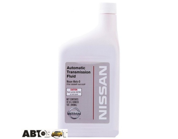 Трансмісійна олива Nissan ATF Matic Fluid D 999MPAA100P 1л, ціна: 1 022 грн.