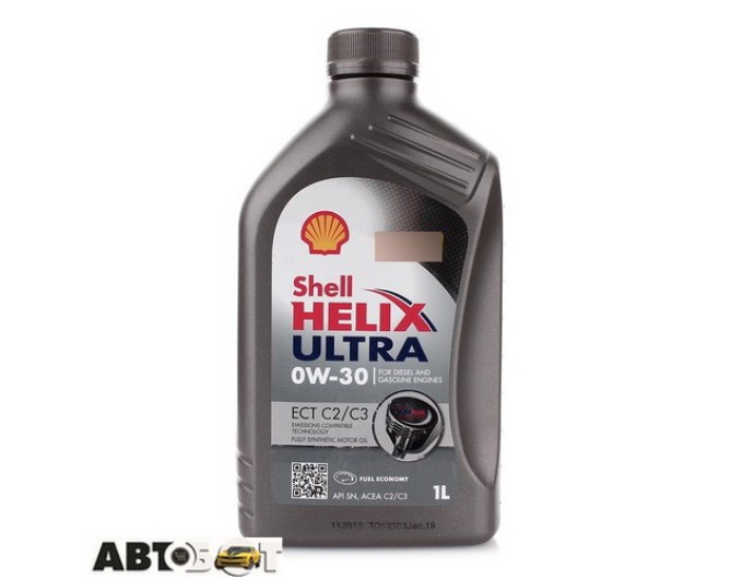 Моторное масло SHELL Helix Ultra ECT C2/C3 0W-30 1л, цена: 962 грн.