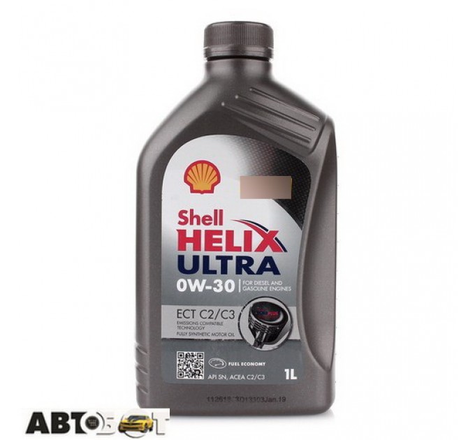  Моторное масло SHELL Helix Ultra ECT C2/C3 0W-30 1л