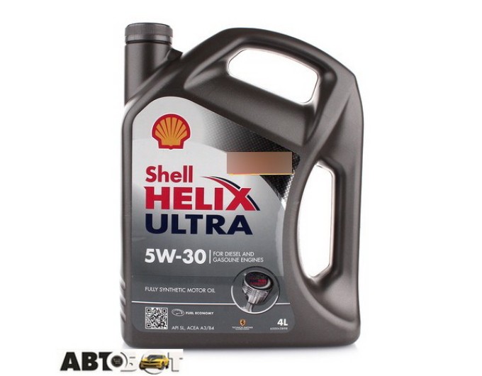 Моторное масло SHELL Helix Ultra 5W-30 4л, цена: 2 949 грн.