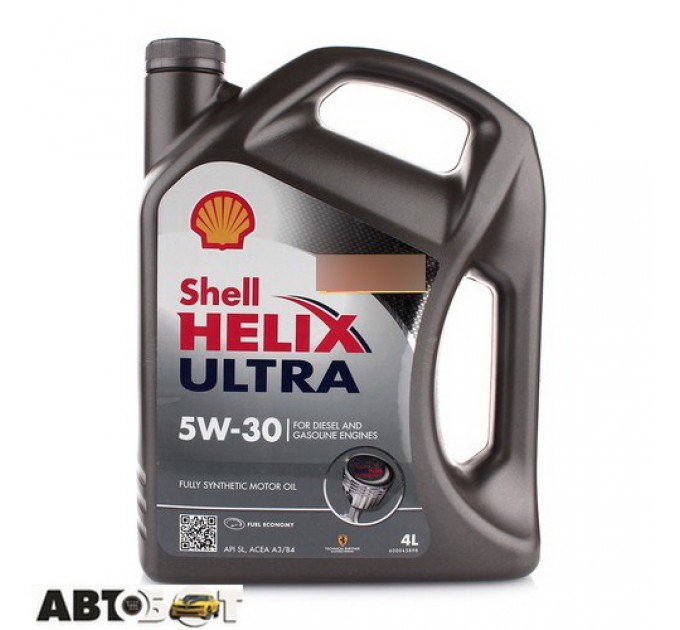 Моторное масло SHELL Helix Ultra 5W-30 4л