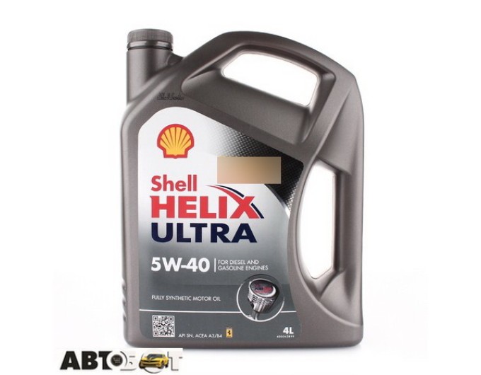 Моторное масло SHELL Helix Ultra 5W-40 4л, цена: 3 068 грн.
