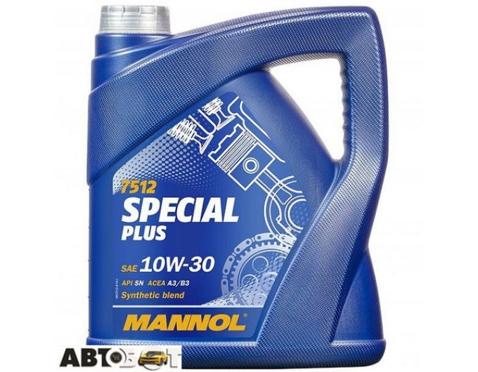 Моторна олива MANNOL SPECIAL PLUS 10W-30 7512 4л, ціна: 1 664 грн.