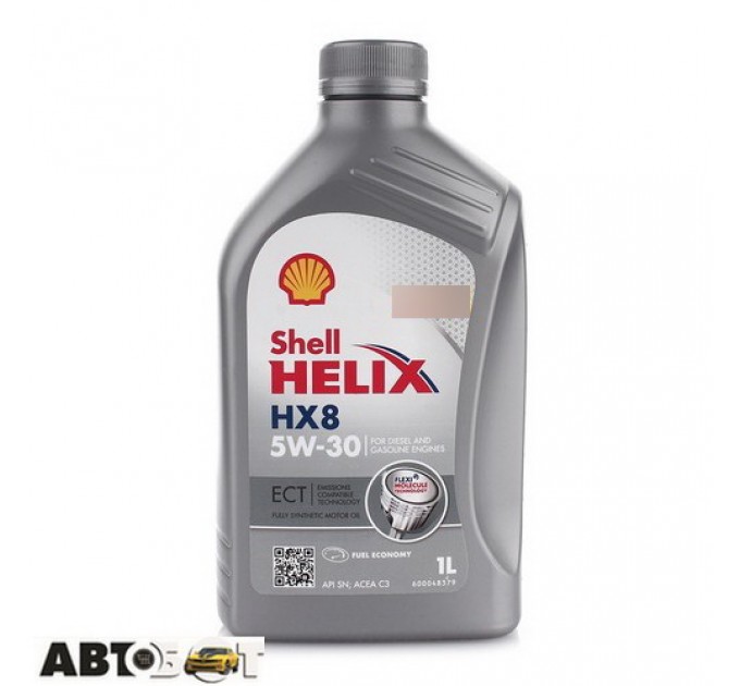  Моторное масло SHELL Helix HX8 ECT 5W-30 1л