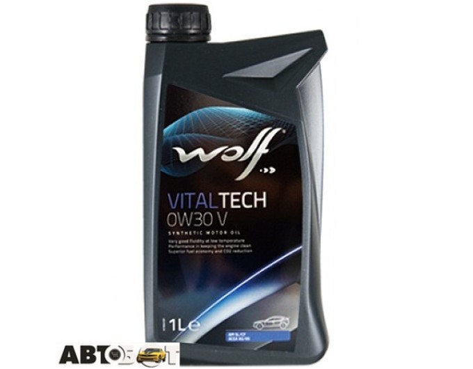 Моторное масло WOLF VITALTECH 0W-30 V 1л, цена: 534 грн.