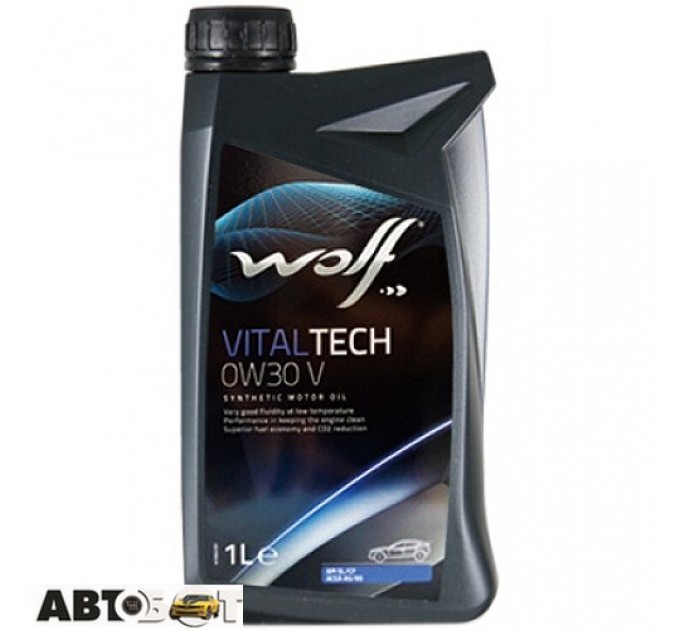 Моторное масло WOLF VITALTECH 0W-30 V 1л, цена: 462 грн.