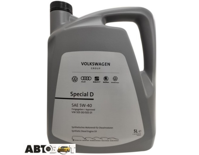 Моторна олива VAG Special D 5W-40 GS55505M4 5л, ціна: 2 497 грн.
