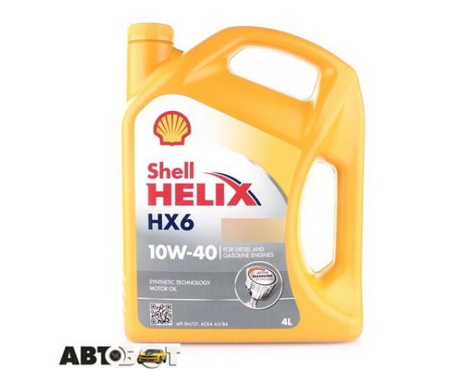 Моторное масло SHELL Helix HX6 10W-40 4л, цена: 1 615 грн.