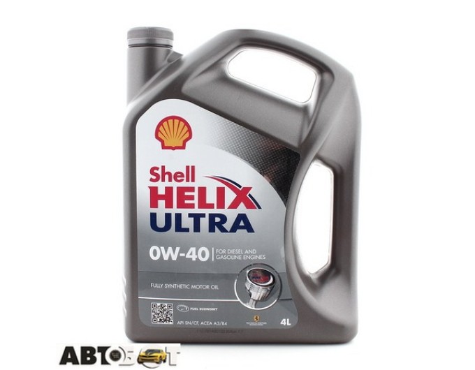 Моторное масло SHELL Helix Ultra 0W-40 4л, цена: 3 595 грн.