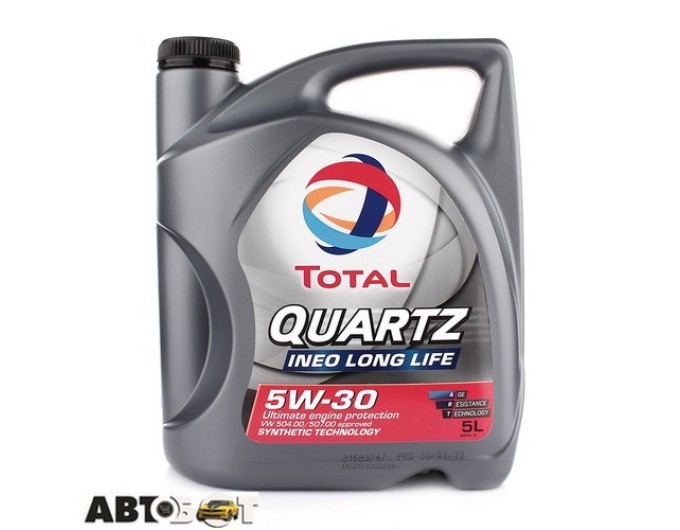 Моторное масло TOTAL QUARTZ INEO LONG LIFE 5W-30 5л, цена: 2 391 грн.