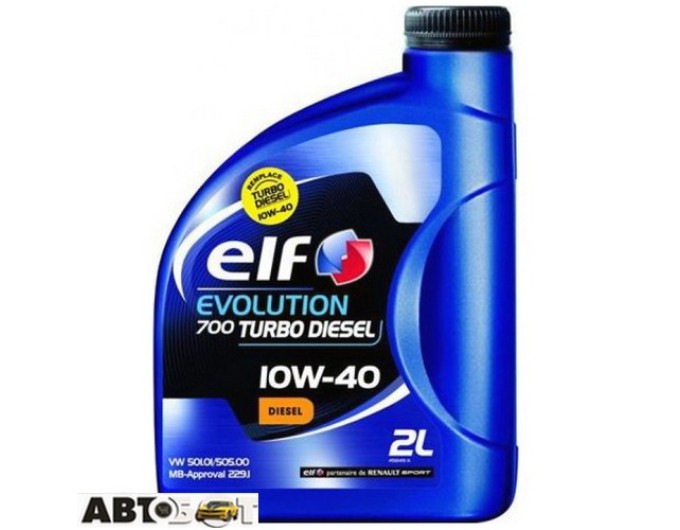 Моторное масло ELF Evolution 700 Turbo Diesel 10W-40 2л, цена: 628 грн.