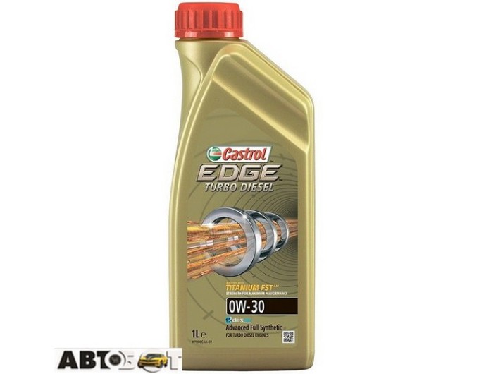 Моторное масло CASTROL Edge Titanium FST Turbo Diesel 0W-30 1л, цена: 761 грн.