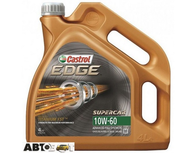 Моторное масло CASTROL EDGE Titanium FST SUPERCAR 10W-60 4л, цена: 3 302 грн.