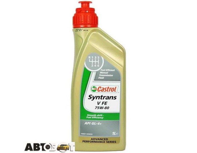 Трансмісійна олива CASTROL Syntrans V FE 75W-80 1л, ціна: 577 грн.