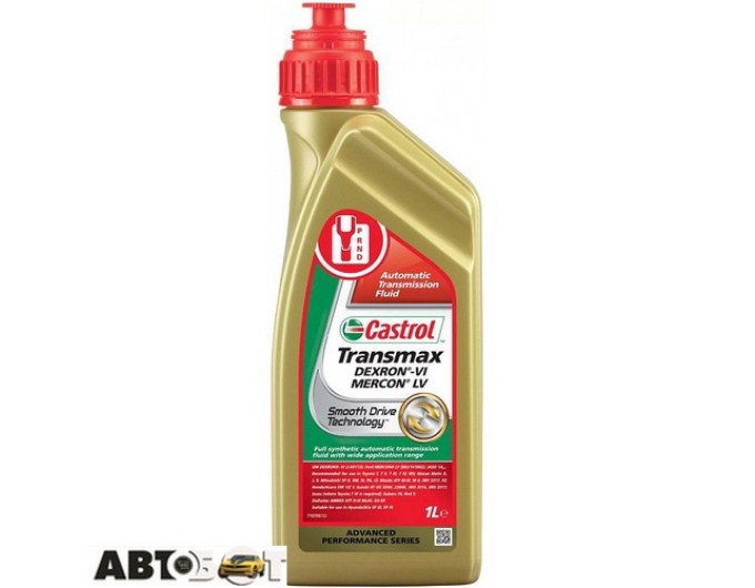 Трансмісійна олива CASTROL TRANSMAX DEXRON-VI MERCON LV 1л, ціна: 639 грн.