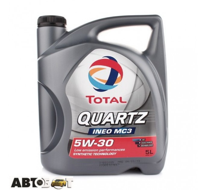  Моторное масло TOTAL Quartz INEO MC3 5W-30 5л