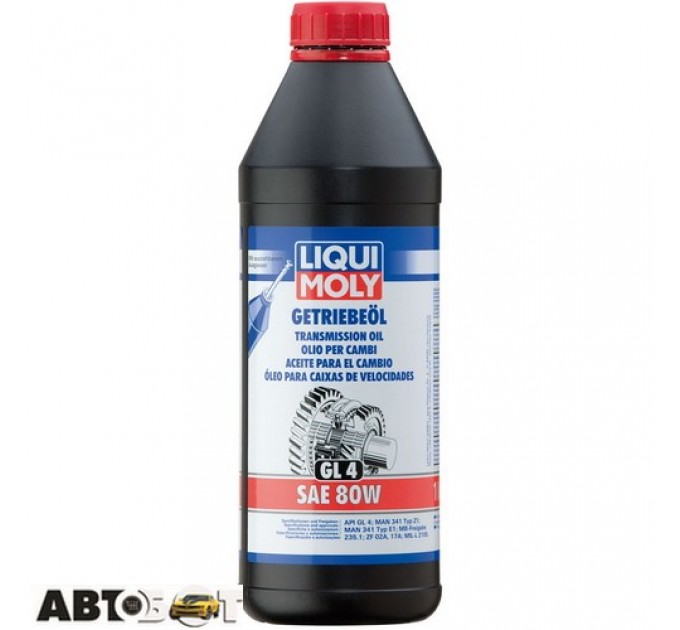  Трансмиссионное масло LIQUI MOLY Getriebeoil 80W 1952 1л