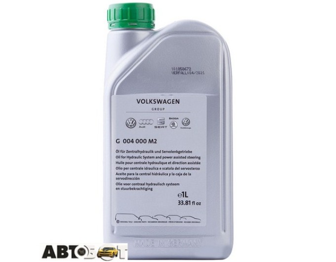 Трансмісійна олива VAG Power Steering Fluid G004000M2 1л, ціна: 905 грн.