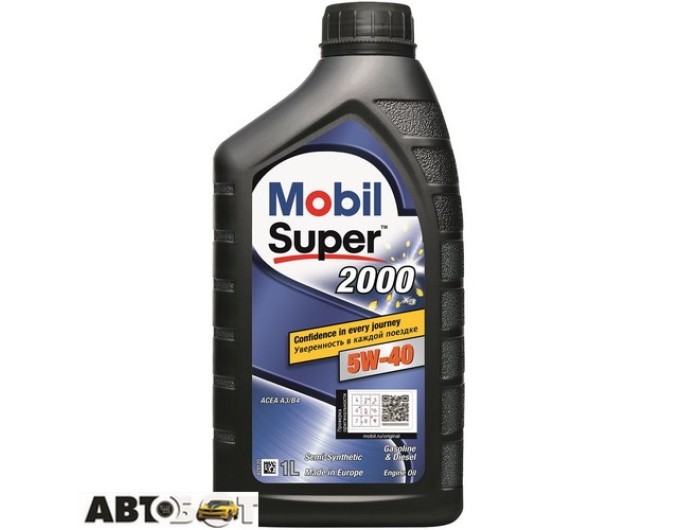 Моторное масло MOBIL Super 2000 X3 5W-40 1л, цена: 436 грн.