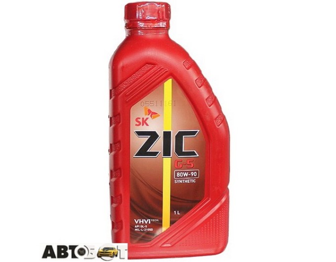Трансмиссионное масло ZIC G-5 80W-90 1л, цена: 324 грн.