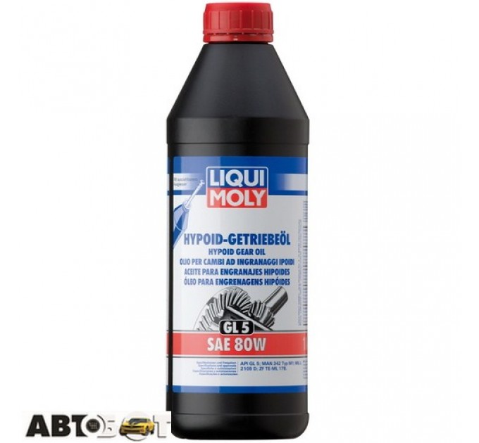  Трансмиссионное масло LIQUI MOLY Hypoid-Getriebeoil 80W 1025 1л