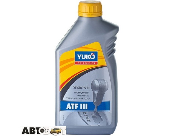 Трансмиссионное масло Yuko ATF III 1л, цена: 482 грн.