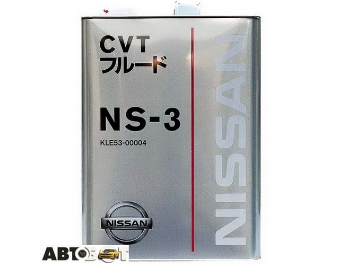Трансмісійна олива Nissan CVT NS-3 (KLE5300004) 4л, ціна: 4 694 грн.