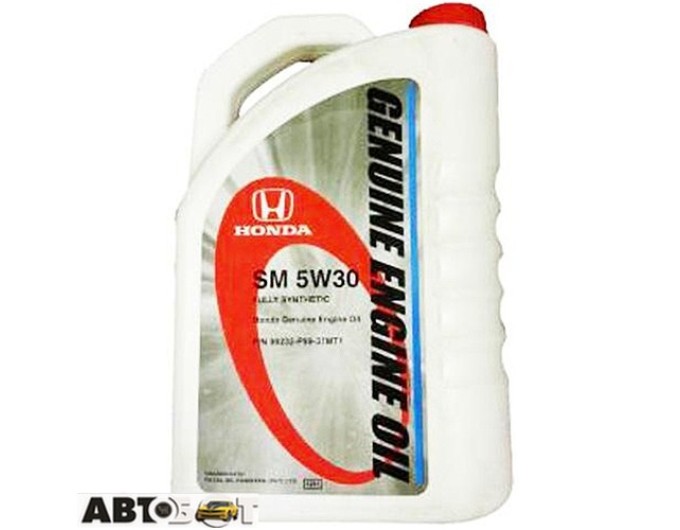 Моторное масло Honda Genuine Motor Oil 5W-30 SM 08234P99F4MY3 4л, цена: 3 269 грн.