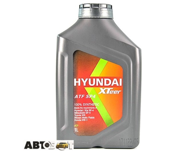 Трансмісійна олива Hyundai XTeer ATF SP-4 1л, ціна: 470 грн.