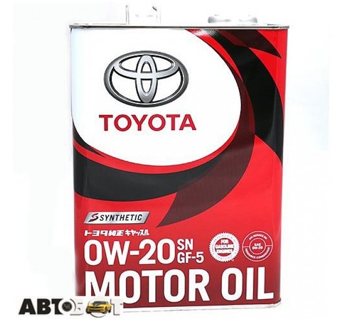  Моторное масло Toyota Motor Oil 0W-20 08880-12605 4л