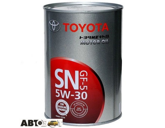 Моторное масло Toyota Motor Oil 5W-30 08880-10706 1л, цена: 730 грн.