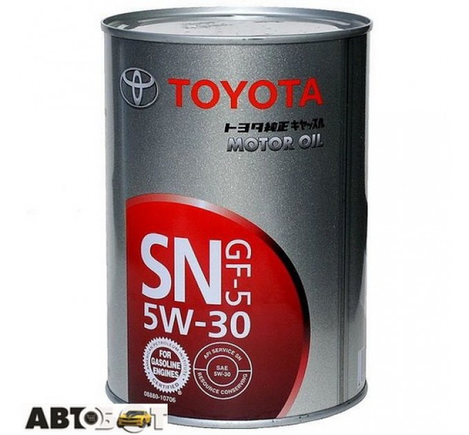  Моторное масло Toyota Motor Oil 5W-30 08880-10706 1л