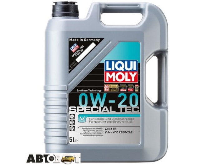 Моторное масло LIQUI MOLY SPECIAL TEC V 0W-20 LIM20632 5л, цена: 4 837 грн.