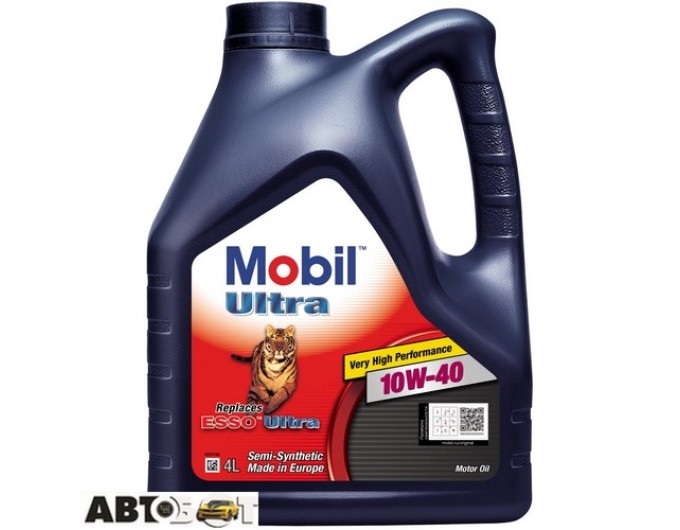 Моторное масло MOBIL Ultra 10W-40 4л, цена: 1 026 грн.